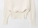 Women's sweater 2025 new American off-the-shoulder loose slim one-shoulder sweater spring and autumn fashion irregular top