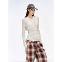 Streetwear Pink Sweater Women White Hollow Out Knitted Pullovers Fashion Korean Long Sleeve Knitwears Winter Ladies Slim Jumpers